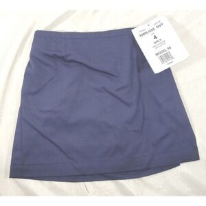 Becky Thatcher Girl's School Uniform Skort #3969LG05 - Navy Blue - Size 4